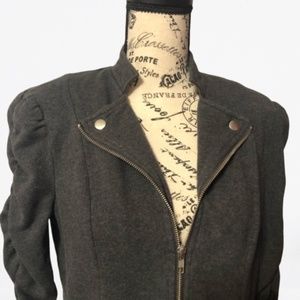 Style & Co. Gray Full Zip Petite Cardigan